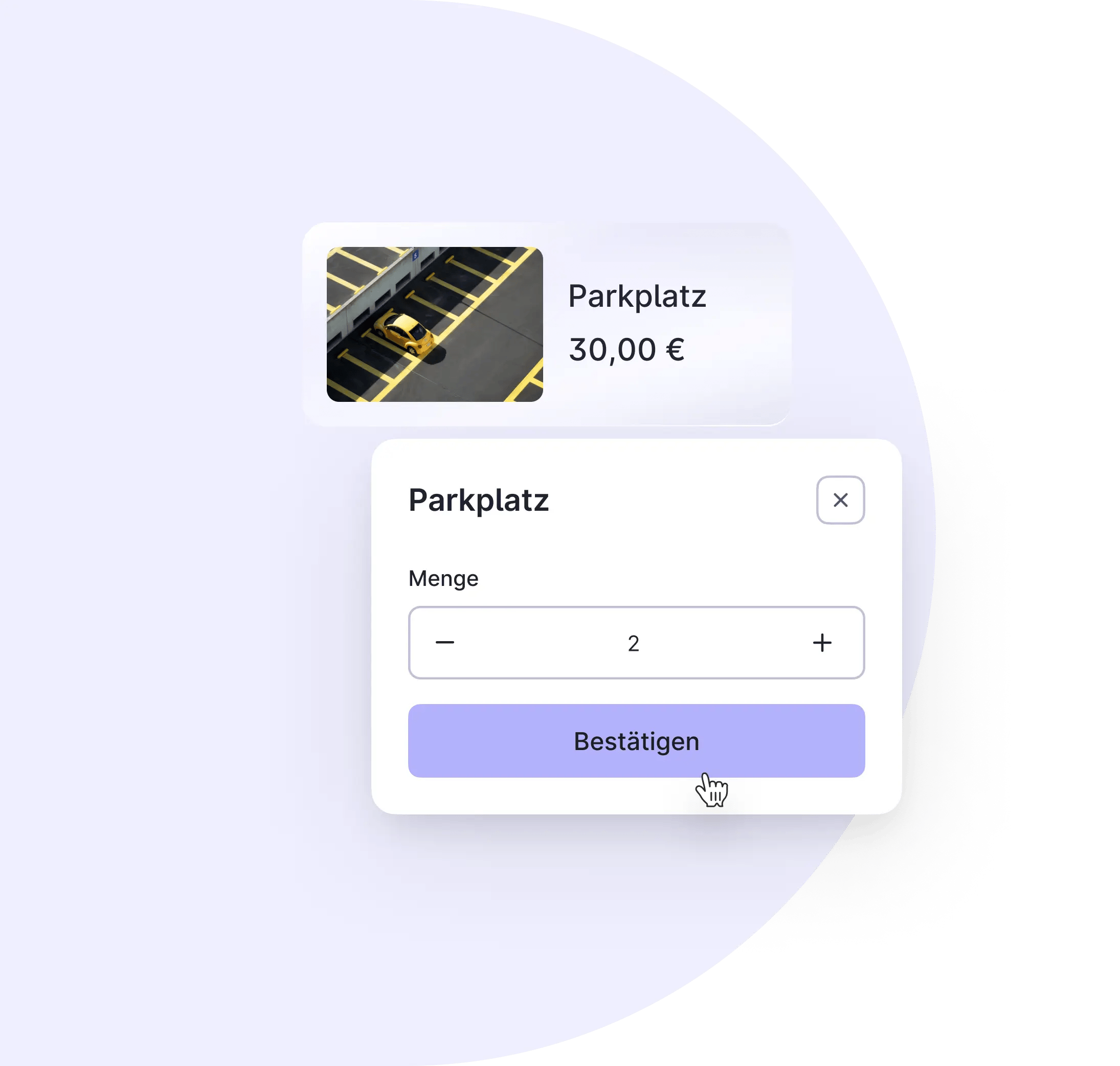 Parkplätze und Konferenzräume