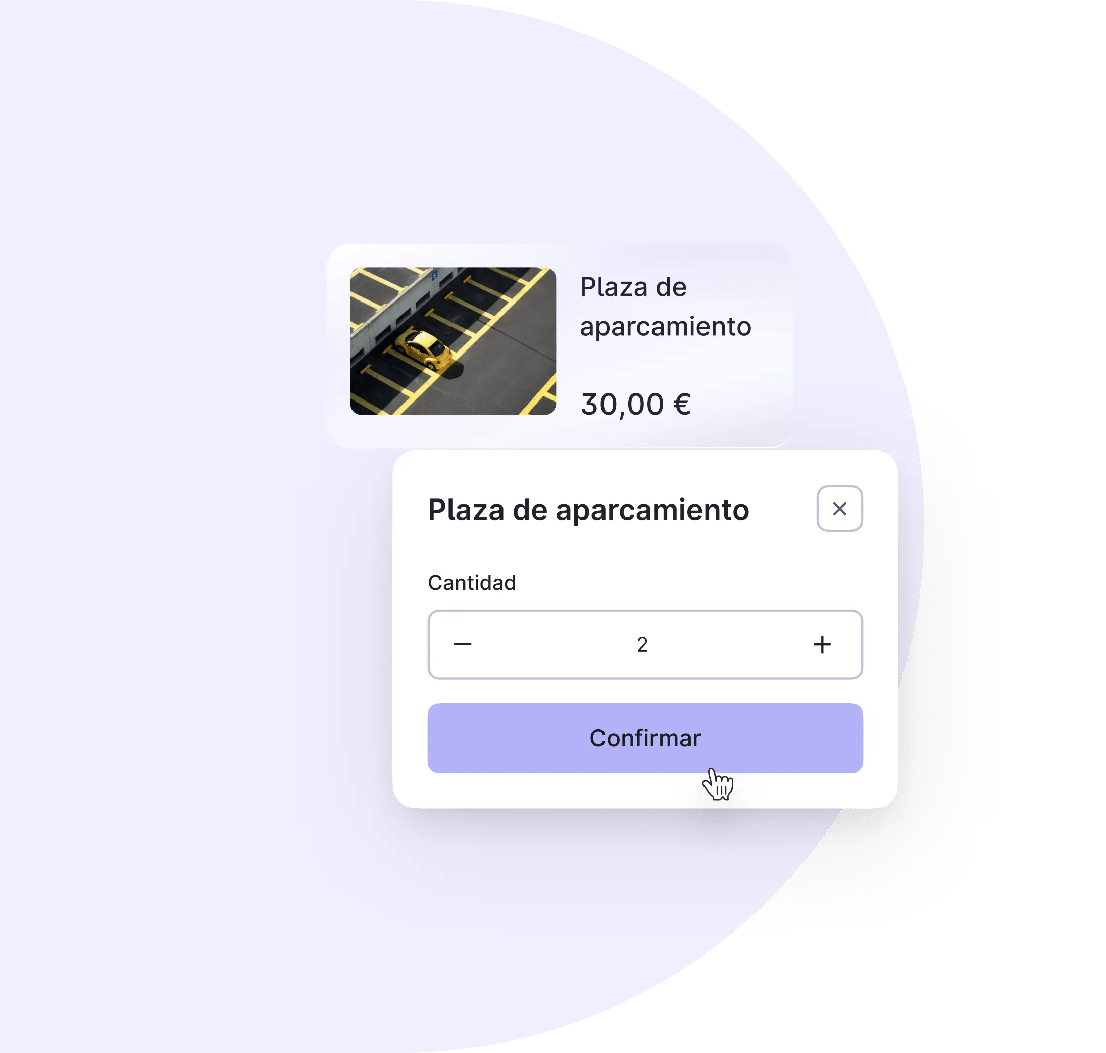 Aparcamiento y espacios de reuniones